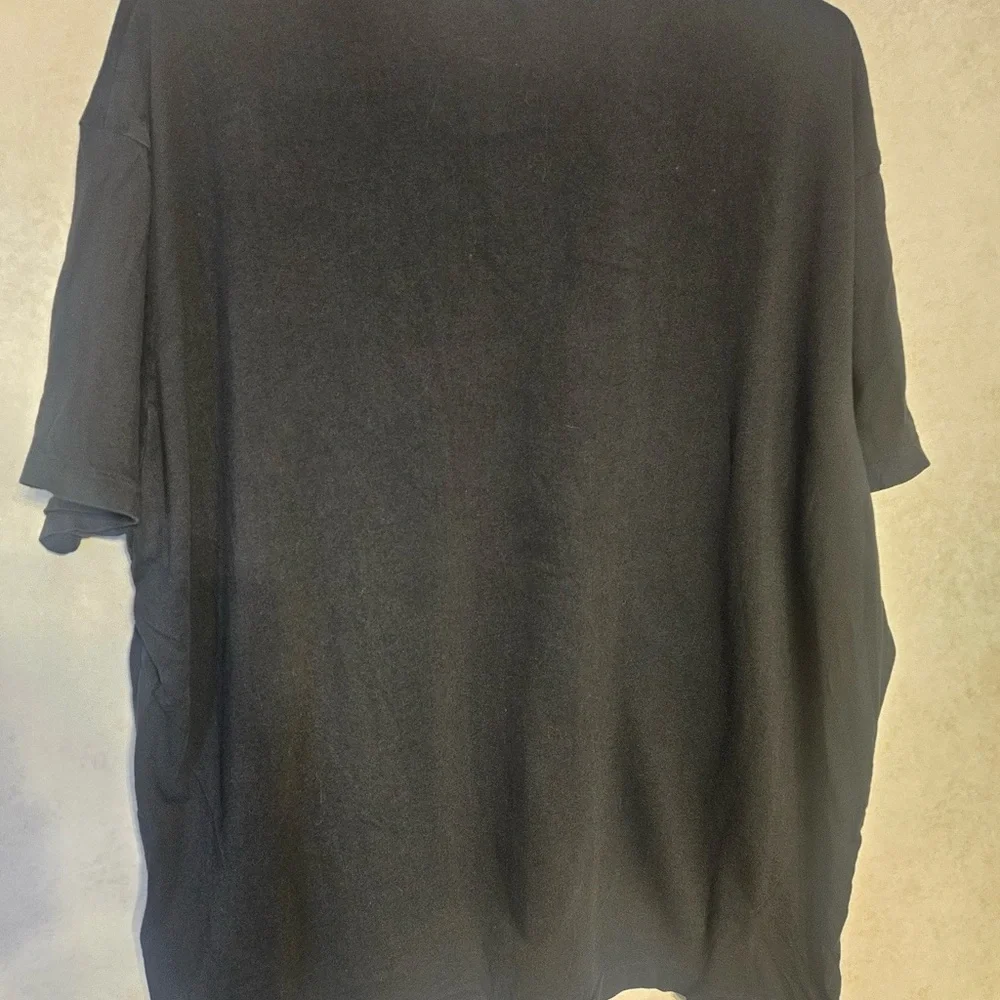 Polo by Ralph Lauren Men's Charcoal‎ Tee with Red Emblem